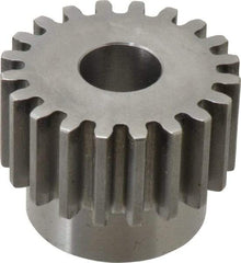 Browning - 10 Pitch, 2" Pitch Diam, 20 Tooth Spur Gear - 3/4" Bore Diam, 1-45/64" Hub Diam, Steel - Eagle Tool & Supply