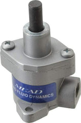 Mead - 11/16" Stroke x 1" Bore Single Acting Air Cylinder - 150 Max psi, -40 to 250°F - Eagle Tool & Supply