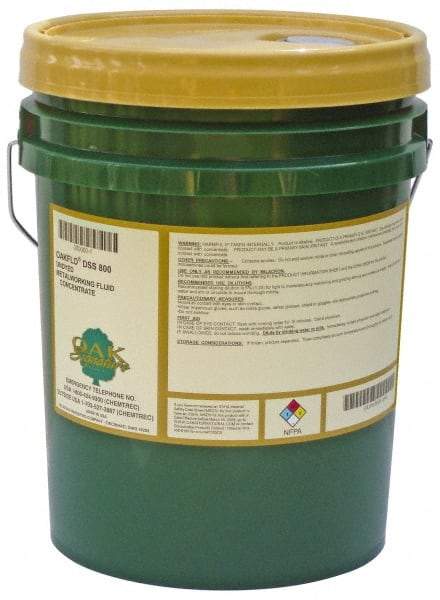 Oak Signature - Oakflo DSS 800, 5 Gal Pail Cutting & Grinding Fluid - Semisynthetic - Eagle Tool & Supply