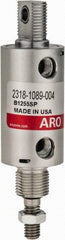 ARO/Ingersoll-Rand - 1/2" Stroke x 1-1/8" Bore Double Acting Air Cylinder - 1/8 Port, 3/8-16 Rod Thread - Eagle Tool & Supply