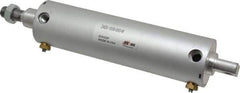 ARO/Ingersoll-Rand - 6" Stroke x 2" Bore Double Acting Air Cylinder - 1/4 Port, 5/8-11 Rod Thread - Eagle Tool & Supply
