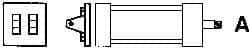 ARO/Ingersoll-Rand - Air Cylinder MP2 Clevis Rear Mount Kit - For 2-1/2" Air Cylinders, Use with Provenair Series - Eagle Tool & Supply