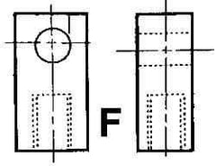 ARO/Ingersoll-Rand - Air Cylinder Rod Eye - For 1-1/2, 2 & 2-1/2" Air Cylinders, Use with Provenair Series - Eagle Tool & Supply