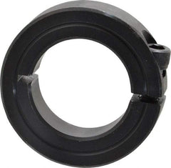 Climax Metal Products - 1-1/4" Bore, Steel, One Piece Clamp Collar - 2-1/16" Outside Diam, 1/2" Wide - Eagle Tool & Supply