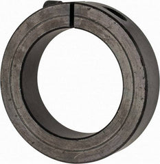 Climax Metal Products - 2-3/16" Bore, Steel, One Piece Clamp Collar - 3-1/4" Outside Diam, 3/4" Wide - Eagle Tool & Supply