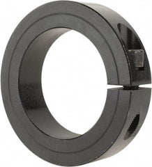 Climax Metal Products - 2-1/2" Bore, Steel, One Piece Clamp Collar - 3-3/4" Outside Diam, 7/8" Wide - Eagle Tool & Supply