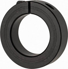 Climax Metal Products - 35mm Bore, Steel, One Piece Clamp Collar - 2-1/4" Outside Diam - Eagle Tool & Supply