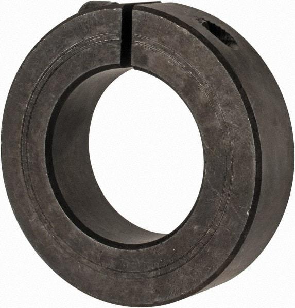 Climax Metal Products - 42mm Bore, Steel, One Piece Clamp Collar - 2-7/8" Outside Diam - Eagle Tool & Supply