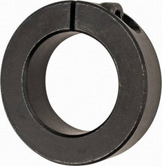 Climax Metal Products - 45mm Bore, Steel, One Piece Clamp Collar - 2-7/8" Outside Diam - Eagle Tool & Supply