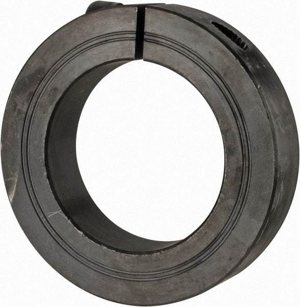 Climax Metal Products - 50mm Bore, Steel, One Piece Clamp Collar - 3-1/8" Outside Diam - Eagle Tool & Supply
