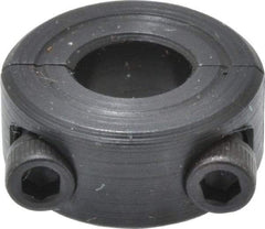 Climax Metal Products - 5/16" Bore, Steel, Two Piece Shaft Collar - 11/16" Outside Diam, 5/16" Wide - Eagle Tool & Supply