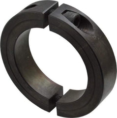 Climax Metal Products - 2-1/4" Bore, Steel, Two Piece Shaft Collar - 3-1/4" Outside Diam, 3/4" Wide - Eagle Tool & Supply