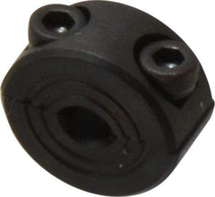 Climax Metal Products - 5mm Bore, Steel, Two Piece Shaft Collar - 11/16" Outside Diam - Eagle Tool & Supply