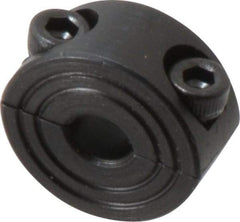 Climax Metal Products - 6mm Bore, Steel, Two Piece Shaft Collar - 3/4" Outside Diam - Eagle Tool & Supply