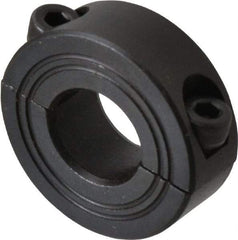 Climax Metal Products - 14mm Bore, Steel, Two Piece Shaft Collar - 1-1/4" Outside Diam - Eagle Tool & Supply