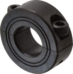 Climax Metal Products - 16mm Bore, Steel, Two Piece Shaft Collar - 1-3/8" Outside Diam - Eagle Tool & Supply