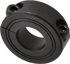 Climax Metal Products - 17mm Bore, Steel, Two Piece Shaft Collar - 1-1/2" Outside Diam - Eagle Tool & Supply
