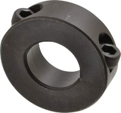 Climax Metal Products - 22mm Bore, Steel, Two Piece Shaft Collar - 1-3/4" Outside Diam - Eagle Tool & Supply