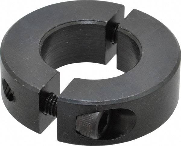 Climax Metal Products - 25mm Bore, Steel, Two Piece Shaft Collar - 1-7/8" Outside Diam - Eagle Tool & Supply