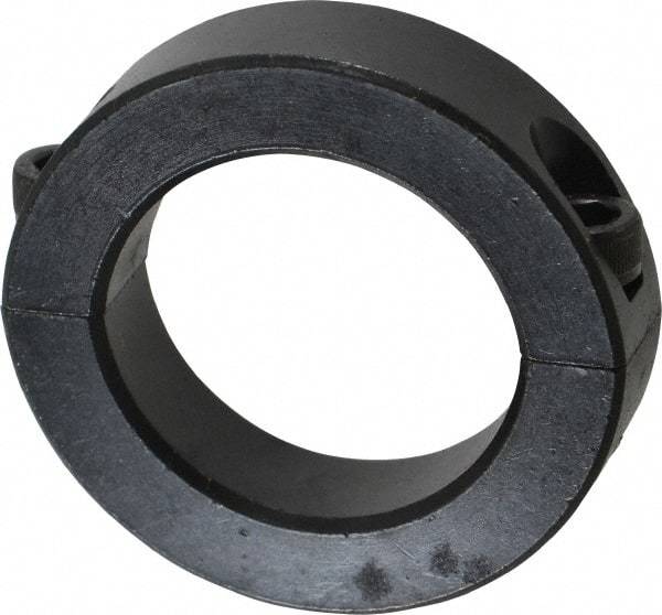 Climax Metal Products - 40mm Bore, Steel, Two Piece Shaft Collar - 2-3/8" Outside Diam - Eagle Tool & Supply