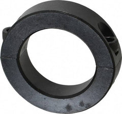 Climax Metal Products - 40mm Bore, Steel, Two Piece Shaft Collar - 2-3/8" Outside Diam - Eagle Tool & Supply