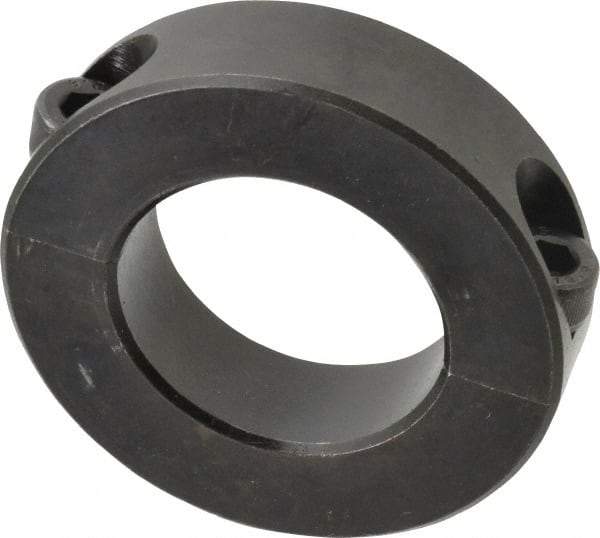 Climax Metal Products - 42mm Bore, Steel, Two Piece Shaft Collar - 2-7/8" Outside Diam - Eagle Tool & Supply
