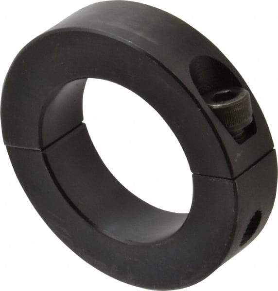 Climax Metal Products - 50mm Bore, Steel, Two Piece Shaft Collar - 3-1/8" Outside Diam - Eagle Tool & Supply