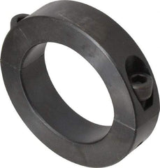 Climax Metal Products - 55mm Bore, Steel, Two Piece Shaft Collar - 3-1/4" Outside Diam - Eagle Tool & Supply
