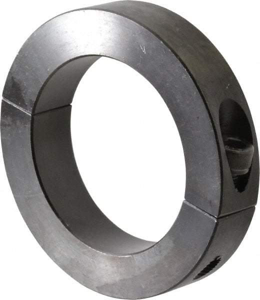 Climax Metal Products - 65mm Bore, Steel, Two Piece Shaft Collar - 3-3/4" Outside Diam - Eagle Tool & Supply