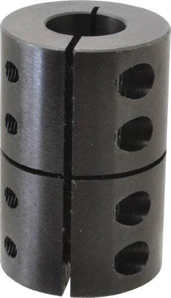 Climax Metal Products - 7/8" Inside x 1-7/8" Outside Diam, Rigid Coupling without Keyway - 2-7/8" Long - Eagle Tool & Supply