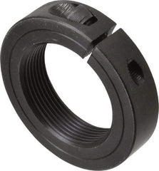 Climax Metal Products - 2-12 Thread, Steel, One Piece Threaded Shaft Collar - 3" Outside Diam, 11/16" Wide - Eagle Tool & Supply
