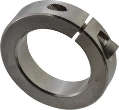 Climax Metal Products - 2" Bore, Stainless Steel, One Piece Clamp Collar - 3" Outside Diam, 11/16" Wide - Eagle Tool & Supply