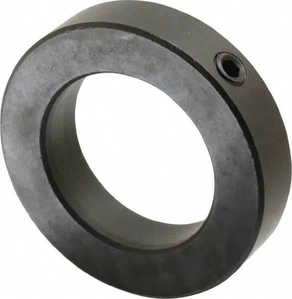 Climax Metal Products - 50mm Bore, Steel, Set Screw Shaft Collar - 3-1/8" Outside Diam - Eagle Tool & Supply
