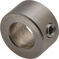 Climax Metal Products - 12mm Bore, Stainless Steel, Set Screw Shaft Collar - 7/8" Outside Diam - Eagle Tool & Supply