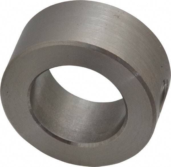 Climax Metal Products - 3/4" Bore, Stainless Steel, Set Screw Shaft Collar - 1-1/4" Outside Diam, 9/16" Wide - Eagle Tool & Supply