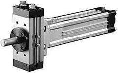 SMC PNEUMATICS - 40mm Bore, 90° Rotation, Air Actuator - 101.5 Max psi - Eagle Tool & Supply