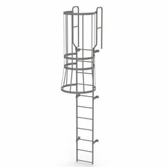 TRI-ARC - Rolling & Wall Mounted Ladders & Platforms Type: Fixed Ladder Style: Safety Cage - Eagle Tool & Supply