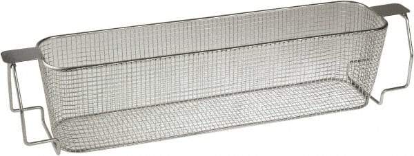 CREST ULTRASONIC - Stainless Steel Parts Washer Basket - 5.177" High, Use with Parts Washers - Eagle Tool & Supply