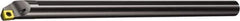 Sandvik Coromant - 23.6mm Min Bore Diam, 10" OAL, 3/4" Shank Diam, E-SCLC Indexable Boring Bar - CCMT 32.52 Insert, Screw Clamping Holding Method - Eagle Tool & Supply