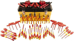 Wiha - 66 Piece Insulated Hand Tool Set - Comes in Molded Case - Eagle Tool & Supply