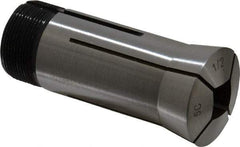 Interstate - 1/2 Inch 5C Square Collet - 3.28" Overall Length, 1.041-24 Internal Thread Size, Steel, 0.0039 Inch TIR - Exact Industrial Supply