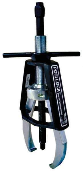 Posi Lock Puller - 7" Spread, 6 Ton Capacity, Puller - 6" Reach, 13" Long, For Bearings, Gears & Pulleys - Eagle Tool & Supply