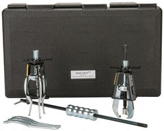 Posi Lock Puller - 5 Piece, 5 Ton Capacity, 1/2 to 5" Spread, Slide Hammer Set - 3 Jaws, 4" Reach - Eagle Tool & Supply