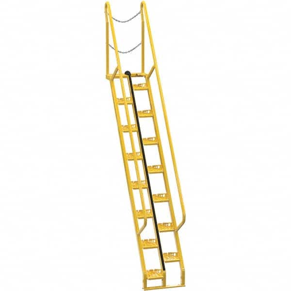 Vestil - 150-1/4" High 350 Lb Capacity 15 Step Alternating Tread Stair - Eagle Tool & Supply