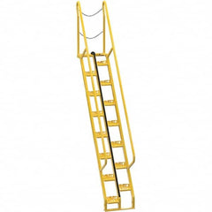Vestil - 150-1/4" High 350 Lb Capacity 15 Step Alternating Tread Stair - Eagle Tool & Supply