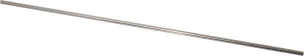 Thomson Industries - 1/4" Diam, 18" Long, Steel Standard Round Linear Shafting - 60-65C Hardness, .2495/.2490 Tolerance - Eagle Tool & Supply