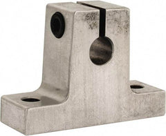 Thomson Industries - 1/4" Diam, Aluminum Alloy Shaft Support - Plain Shafting - Eagle Tool & Supply