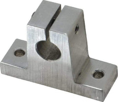 Thomson Industries - 3/8" Diam, Aluminum Alloy Shaft Support - Plain Shafting - Eagle Tool & Supply