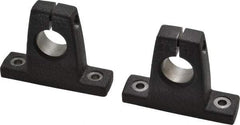 Thomson Industries - 3/4" Diam, Malleable Iron Alloy Shaft Support - Plain Shafting - Eagle Tool & Supply