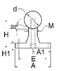 Thomson Industries - 1-1/4" Shaft Diam, 2-1/2" Base Width, Stainless Steel Shaft, Aluminum Rail, Round Shaft Assemblies - 48" Long, 0.56" Neck Width - Eagle Tool & Supply